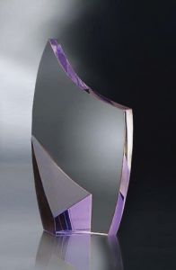 Swooping Amethyst Crystal Blair Award